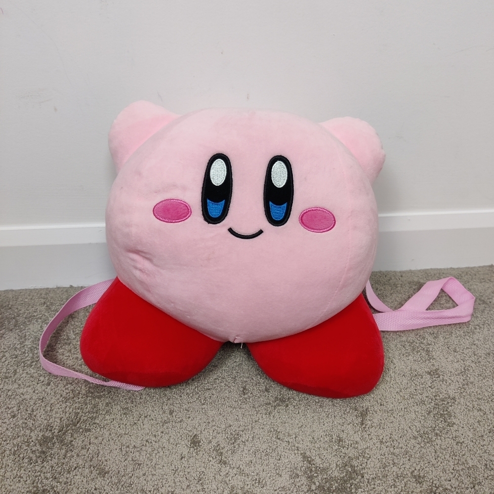 Vintage Bioworld Kirby Plush Back 13" 2002 Fifa World Cup Mexico Soccer Kawaii